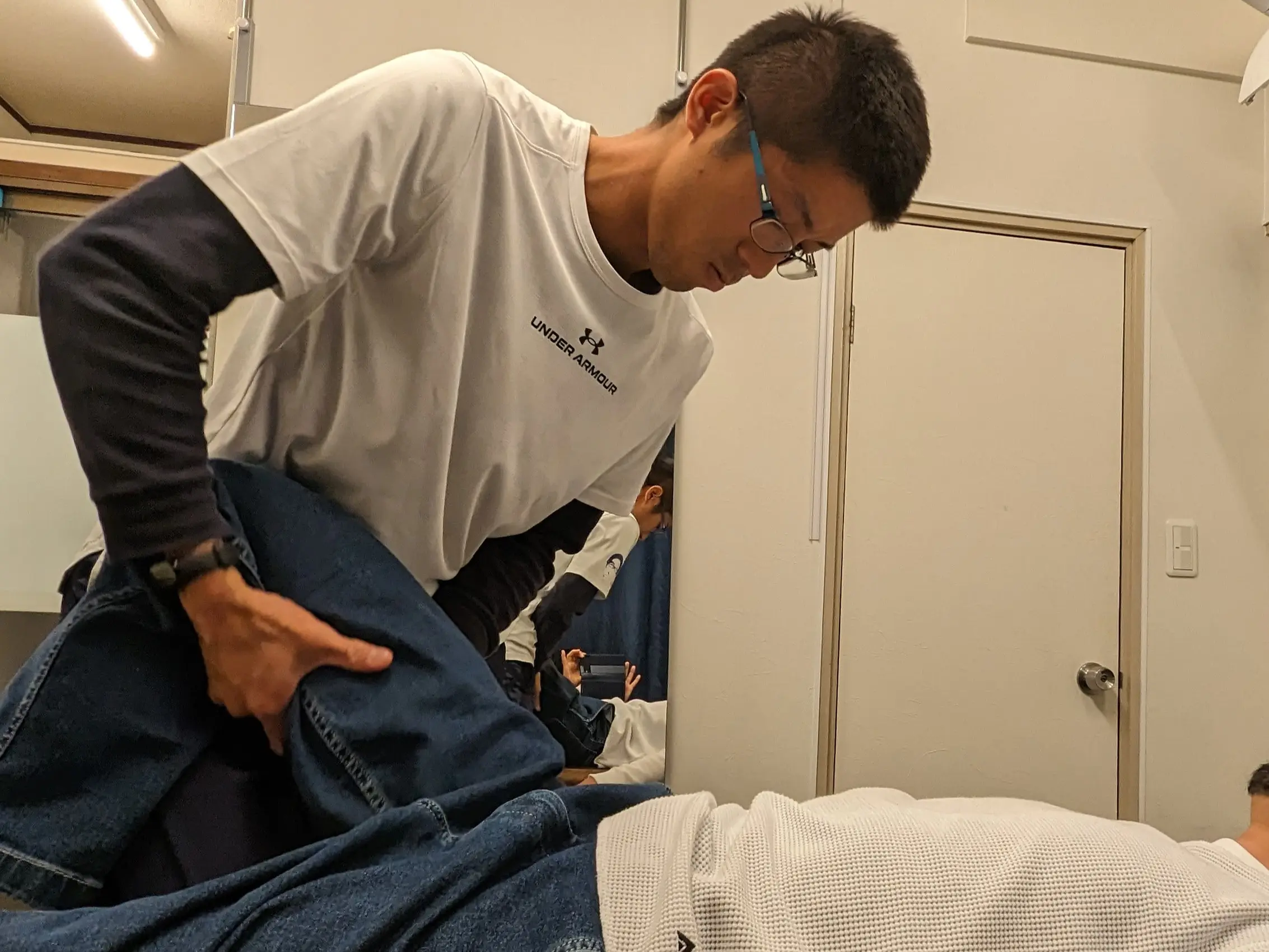施術中の様子1