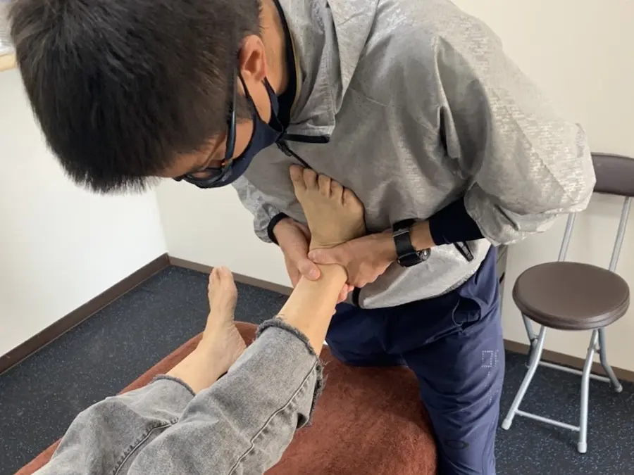 施術中の様子1