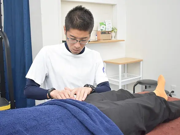 施術中の様子1